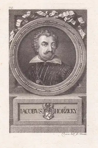 Iacobus Horczicky - Jakub Horcicky z Tepence (1575-1622) Mediziner Chemiker Pharmazeut Arzt physician Portrait