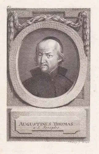 Augustinus Thomas a S. Iosepho - Augustin Thomas a St. Josepho (1641-1717) Piarist Portrait Böhmen Bohemia