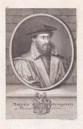 Marcus Bydzovinus - Marek Bydzovsky z Florentyna (1540-1612) astronomer mathematician Astronom Mathematiker No