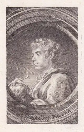 Ioan. Ferdinand. Prokof - Ferdinand Maximilian Brokoff (1688-1731) Bildhauer sculptor Portrait Böhmen Bohemia