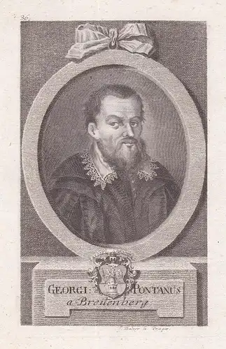 Georgi Pontanus a Breitenberg - Georg Barthold Pontanus von Breitenberg (c.1550-1616) Portrait Böhmen Bohemia