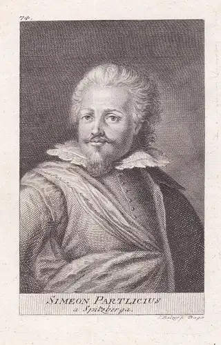 Simeon Partlicius a Spitzberga - Simeon Partliz (1588-1640) Partlicius Partlicek Arzt astronomer mathematician