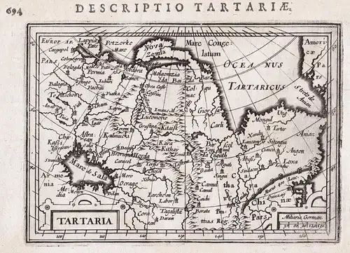 Tartaria - Russia Tartary Siberia Russland map Karte carte