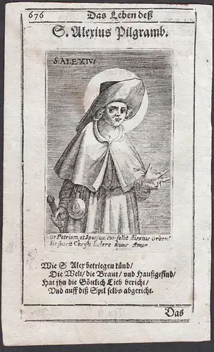 S. Alexius Pilgramb - Alexius, Metropolitan of Kiev (1296-1378) Alexej Biakont Heiligenbild