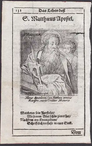 S. Matthaeus Apostel - Matthäus Matthew the Apostle Apostel Heiligenbild
