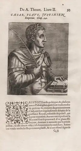 Caesar, Flave Justinien Empereur - Justinian I (482-565) Byzantine emperor Caesar römischer Kaiser Roman Empir