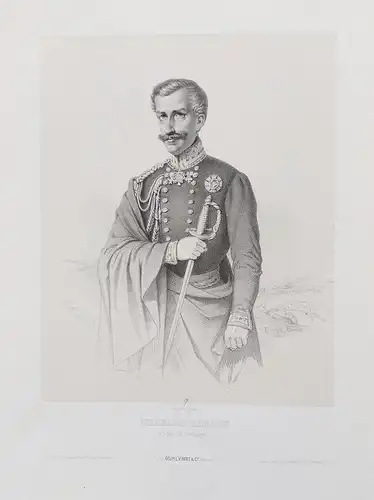 Charles Albert Ex-Roi de Sardaigne - Carlo Alberto di Savoia (1798-1849) King König Re Sardegna Sardinia Sardi