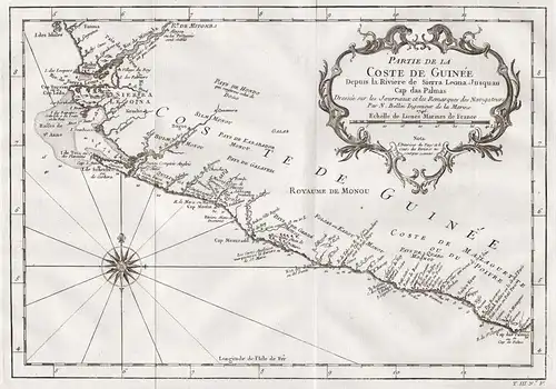 Partie de la Coste de Guinee Depuis la Riviere de Sierra Leona jusqu'au Cap das Palmas - Sierra Leone Liberia