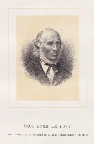 Paul Emile de Puydt - Paul Émile de Puydt (1810-1891) botaniste Botaniker botanist Portrait
