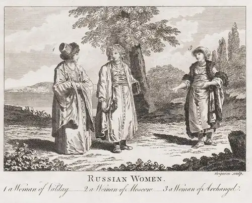 Russian Women - Russian women Russia Russland Arkhangelsk Moscow Valday costume Trachten