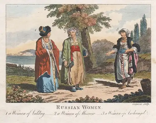 Russian Women - Russian women Russia Russland costume Trachten