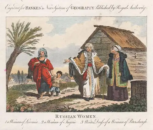 Russian Women - Russian women Russia Russland costume Trachten