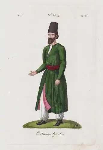 Costume Guebro - Gabr Zoroastrian Persia Persien Iran costume Tracht costumes Trachten