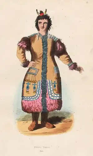 Femme Yakute - Jakuten Sacha Yakuts Sakha Russia Russland costume Trachten costumes