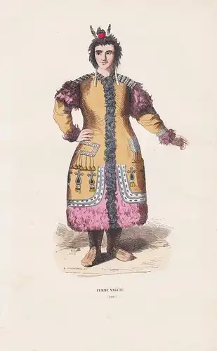 Femme Yakute - Jakuten Sacha Yakuts Sakha Russia Russland costume Trachten costumes