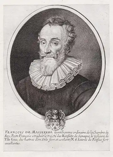 Francois de Malherbe Gentilhomme... - Francois de Malherbe (1555-1628) author writer ecrivain Schtiftsteller p