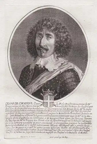 Cesar de Choiseul - Cesar de Choiseul (1598-1675) Plessis-Praslin Ile de Oleron Ile de Re Torino Piombino Perp