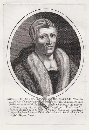 Messire Henry de Marle Chevalier Seigneur de Versigny... - Henri de Marle (c.1378-1418) Seigneur de Versigny C