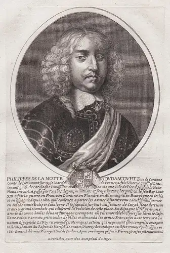 Philippes de la Motte Houdancourt - Philippe de la Mothe-Houdancourt (1605-1657) marshal Cardona Catalonia La
