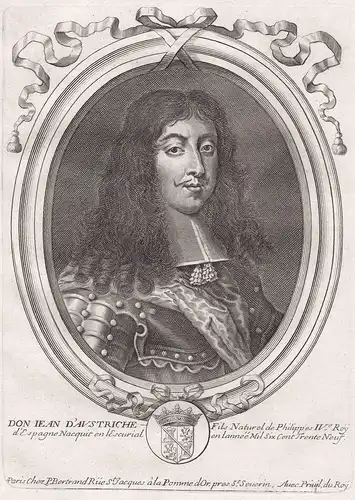 Don Jean d'Austriche.. - Juan José de Austria (1629-1679) Spain General Spanien Portrait