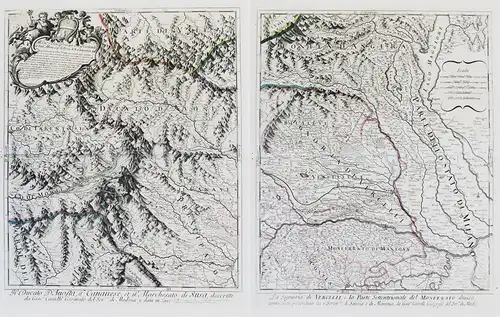 Il Ducato D'Aosta, il Canavesem et il Marchesato di Susa / La Signoria di Vercelli, e la Parte Settentrionale