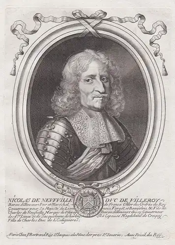 Nicolas de Neufville duc de Villeroy... - Nicolas de Neufville duc Villeroy (1598-1685) Baron d'Alincourt Magn