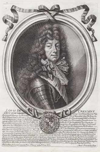 Louis de Crevant duc d'Humieres... - Louis de Crevant duc d'Humieres (1628-1694) Compiegne Lille Bourbonnais P