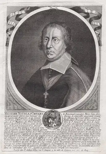 Messire Nicolas Choart de Buzenval... - Nicolas Choart de Buzenval (1611-1679) Jansenist eveque Jansenism Port