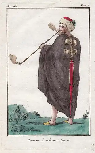 Homme Barbanes Ques - Barbary Afrika Africa costume Tracht