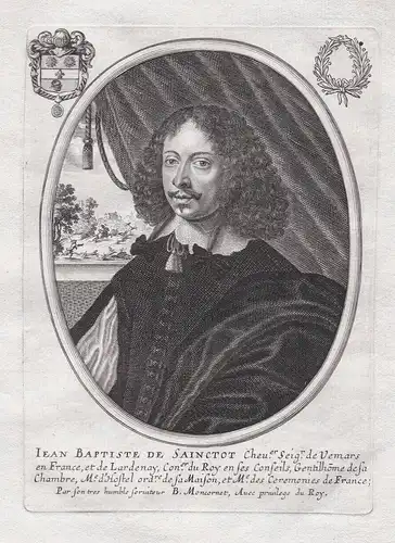 Jean Baptiste de Sainctot - Jean-Baptiste de Saintot (17. Jh.) councillor to the King Master of Ceremonies Por