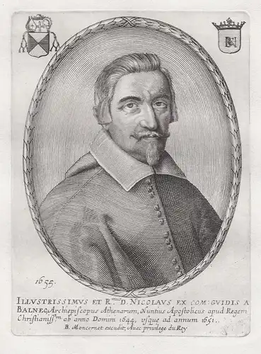 Illustrissimus et R.mus D. Nicolaus ex Com: Guidis a Balneo... - Nicolo Guidi di Bagno (1584-1663) militaire c