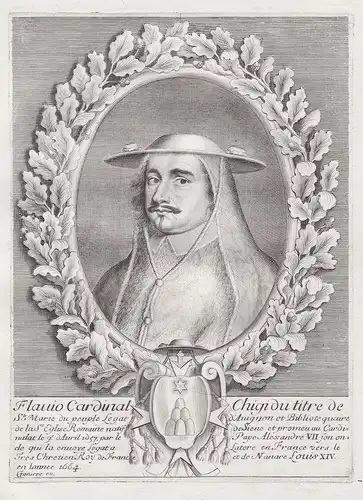 Flavio Cardinal Chigi du titre de Ste. Marie... - Flavio Chigi (1634-1693) Cardinal Albano Siena Porto cardina