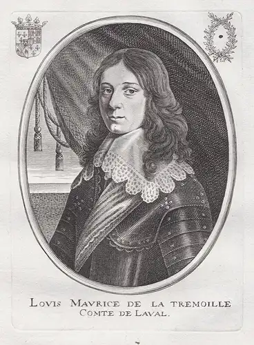 Louis Maurice de la Tremoille Comte de Laval - Louis Maurice de la Tremoille (1624-1681) Laval vicomte grave P
