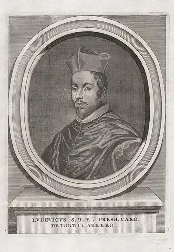 Ludovicus S.R.E. Presb. Card. de Porto Carrero - Luis Fernandez Portocarrero (1635-1709) Cardinal archbishop T