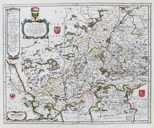 Silesia Inferior... - Silesia Schlesien Niederschlesien Polska Polen Poland map Karte