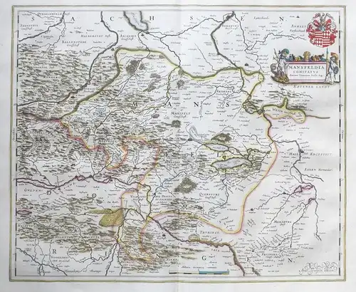 Mansfeldia Comitatus - Grafschaft Mansfeld Eisleben Harzgerose Sangerhausen Harz Stolberg Könnern Halle Sachse