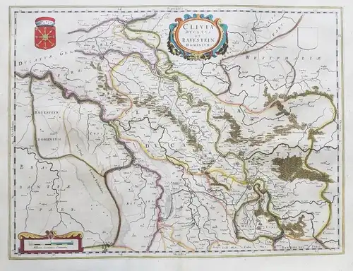 Clivia Ducatus et Ravestein Dominium - Kleve Ravenstein Nijmegen Goch Venlo Geldern Emmerich am Rhein Wesel Rh