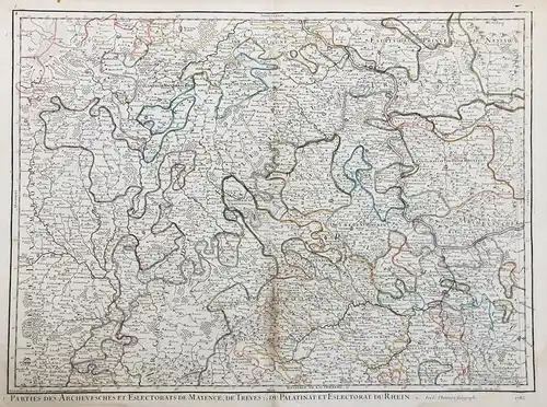 Parties des Archevesches et Eslectorats de Mayence, de Treves, du Palatinat et Eslectorat du Rhein - Koblenz B