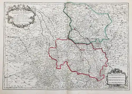 La Generalite de Moulins Bourbonnois et Nivernois - Moulins Bourbonnais Nivernais Nevers Corbigny Vichy Montlu