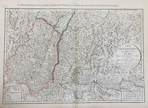 Les Departements du Haut et du Bas Rhin - Haut Bas Rhin Freiburg Breisach Rhein Breisgau Basel Colmar Offenbur