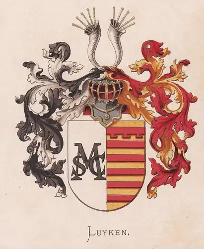 Luyken - Wappen coat of arms heraldry Heraldik blason Wapen