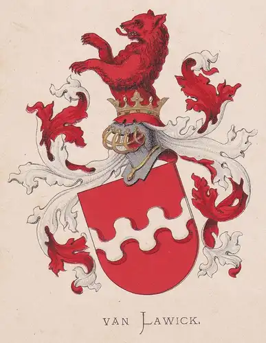 Van Lawick - Wappen coat of arms heraldry Heraldik blason Wapen