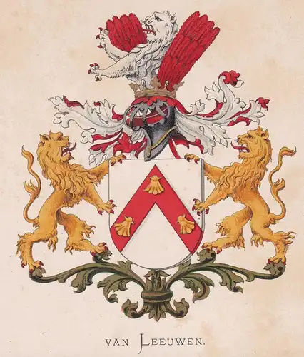 Van Leeuwen - Wappen coat of arms heraldry Heraldik blason Wapen