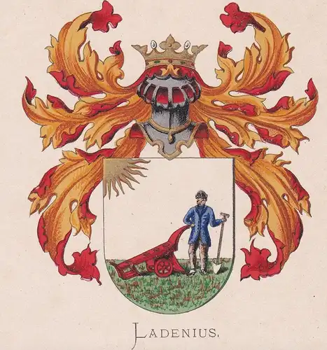 Ladenius - Wappen coat of arms heraldry Heraldik blason Wapen