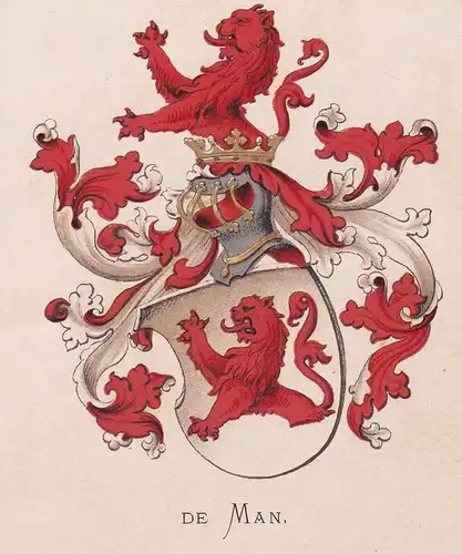 De Man - Wappen coat of arms heraldry Heraldik blason Wapen