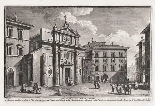 Chiesa di S. Niccolo in Carcere - Basilica di San Nicola in Carcere / Roma Rome Rom