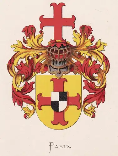 Paets - Wappen coat of arms heraldry Heraldik blason Wapen