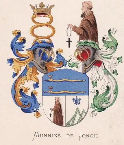 Munniks de Jongh - Wappen coat of arms heraldry Heraldik blason Wapen
