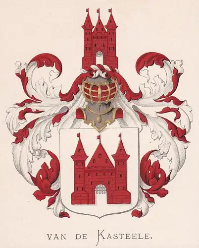 Van de Kasteele - Wappen coat of arms heraldry Heraldik blason Wapen