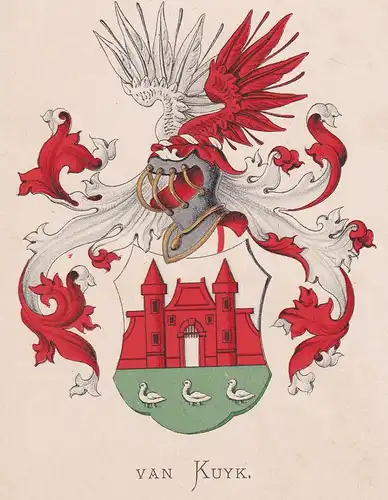 Van Kuyk - Wappen coat of arms heraldry Heraldik blason Wapen